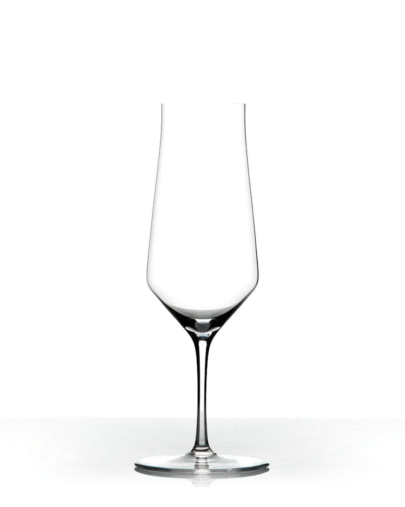 Zalto Beer glass, a stemmed beer glass, on a white background