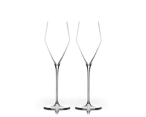 Two Zalto Champagne glasses